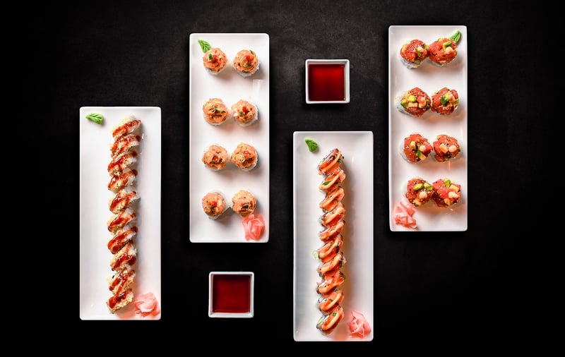 Sushi Tasting Stations